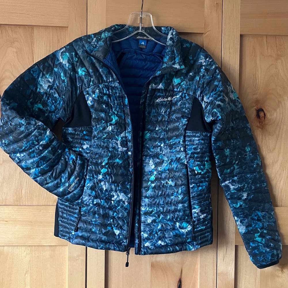Eddie Bauer STORMDOWN 800 Women's Blue Puffer Jacket